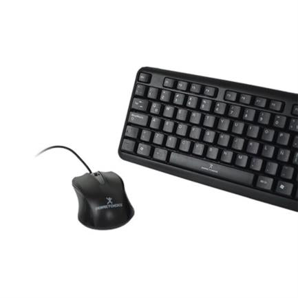 Kit Teclado y Mouse Perfect Choice Alámbrico USB Resistentes a Derrames
