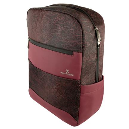 Mochila Perfect Choice Phenix para Laptop 15.6"-17" Color Tinto