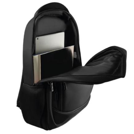 Mochila Perfect Choice Essentials para Laptop de 15.6" a 17" con 4 Compartimentos Color Negro