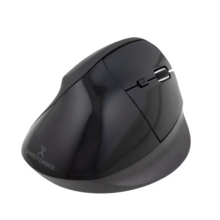 Mouse Perfect Choice Vertical Ergonómico 1600 dpi Color Negro