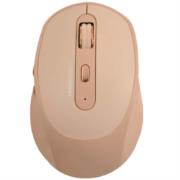 Mouse Perfect Choice Clix Inalámbrico Batería Recargable 6 Botones hasta 1600 DPI Color Caqui