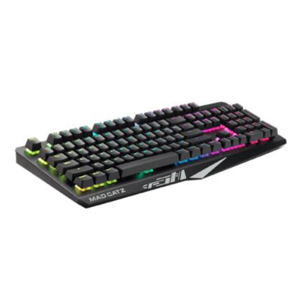 Teclado Mad Catz S.T.R.I.K.E. 4 Gaming Mecánico RGB Color Negro