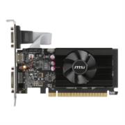 Tarjeta de Video MSI GeForce GT710 2GB Low Profile Single Fan DDR3 PCIe 2.0 1xHDMI 1xDVI-D 1xD-SUB