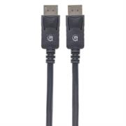 Cable Manhattan DisplayPort M-M Blindado 1m Color Negro