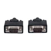 Cable Manhattan SVGA Monitor 5MM HD15M-M 1.8m Color Negro