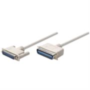 Cable Manhattan para Impresora DB25-M Cen36-M 1.8m Color Blanco