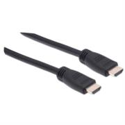 Cable Manhattan HDMI M-M Alta Velocidad Ethernet 8m Color Negro