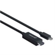 Cable Manhattan Mini DisplayPort a HDMI 1080p 1.8m Color Negro