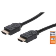 Cable Manhattan HDMI Alta Velocidad con Canal Ethernet Premium 1.8m Color Negro