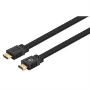 Cable Manhattan HDMI Plano Alta Velocidad con Ethernet 15m Color Negro