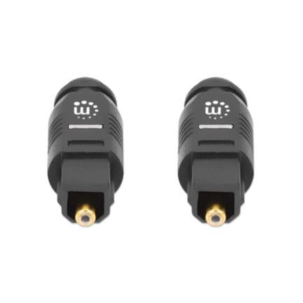 Cable Manhattan Audio Digital Óptico Toslink M-M 1m Color Negro
