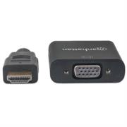 Convertidor Manhattan Video HDMI a SVGA Bolsa Color Negro