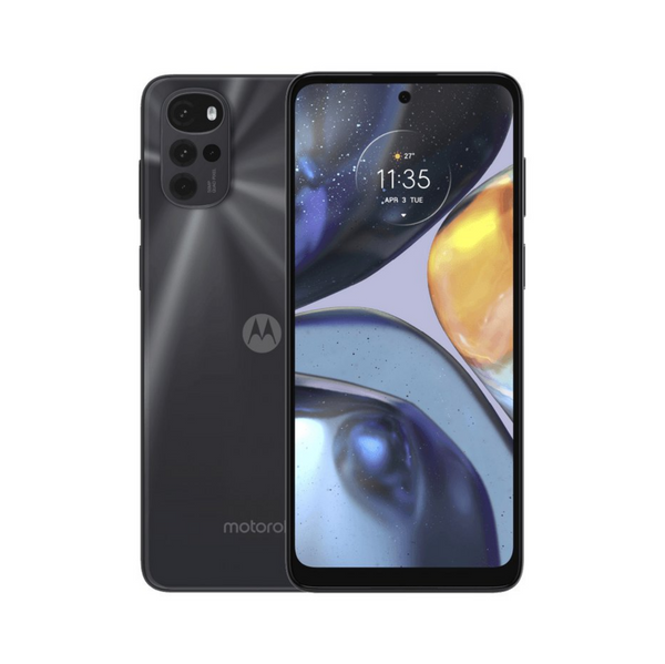Smartphone Motorola G22 6.5" 128GB/4GB Cámara 50MP+8MP+2MP+2MP/16MP Mediatek Android 12 Color Negro