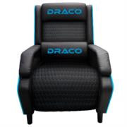 Sofá Gamer Reclinable Dragon XT Modelo Draco Color Negro-Azul