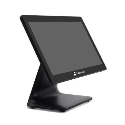 Monitor Touch Screen Punto de Venta Nextep 15.6 Pulgadas LCD Alto Brillo y Resolucion Con Base