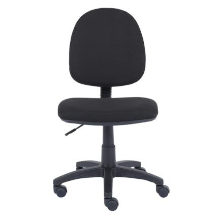 Silla Basica Nextep de Altura Ajustable Tela Negro Base Giratoria