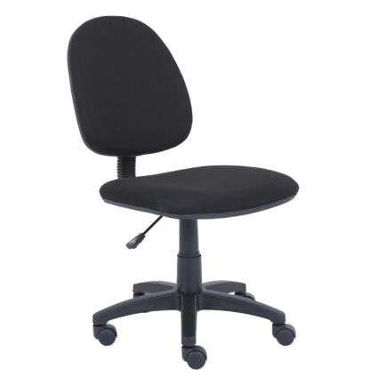 Silla Basica Nextep de Altura Ajustable Tela Negro Base Giratoria