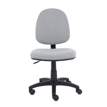 Silla Basica Nextep de Altura Ajustable Tela Gris Base Giratoria