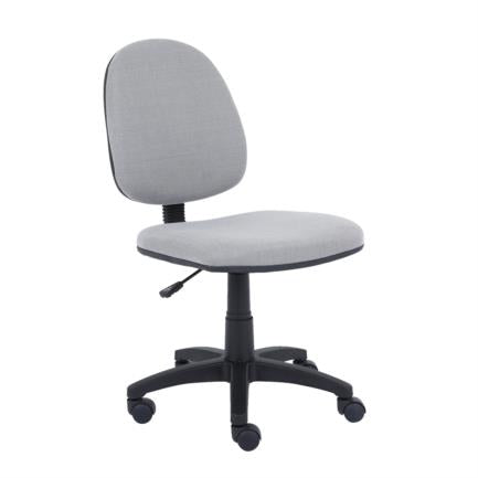 Silla Basica Nextep de Altura Ajustable Tela Gris Base Giratoria