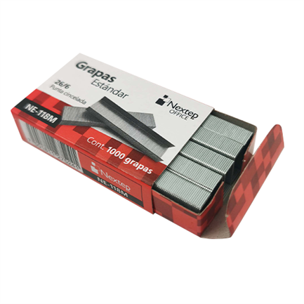 Grapas Nextep Estandar 26/6 c/1000