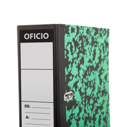 Registrador Nextep Oficio Marmoleado Broche Metalico