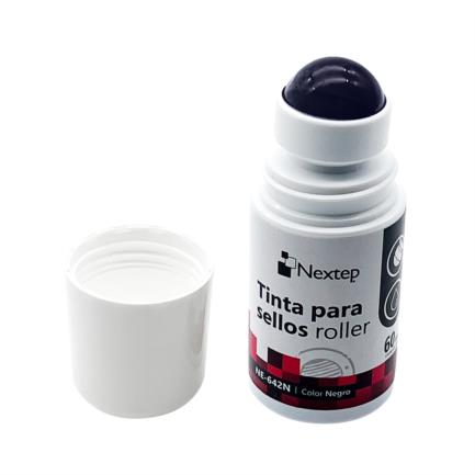 Tinta para Sellos Nextep Roller Negro 60 ml