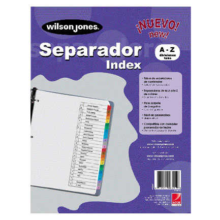 SEPARADOR WILSON JONES A-Z ECONOMICO