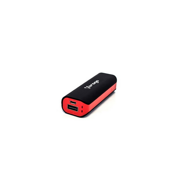 Power Bank Vorago PB-150 2200mAh USB Color Negro-Rojo