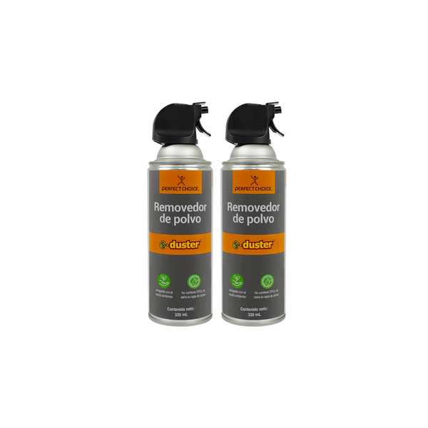 Aire Comprimido Perfect Choice 2 Pack Removedor de Polvo de 330 ml