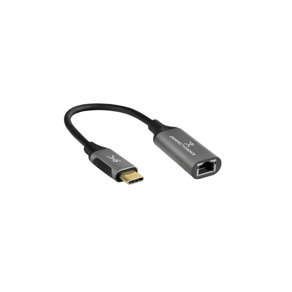 Adaptador Perfect Choice USC Tipo C a Ethernet RJ45