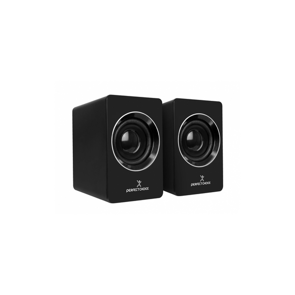 Bocina para Computadora Mosso Perfect Choice Sonido Estéreo 2.0 Conector USB Negro