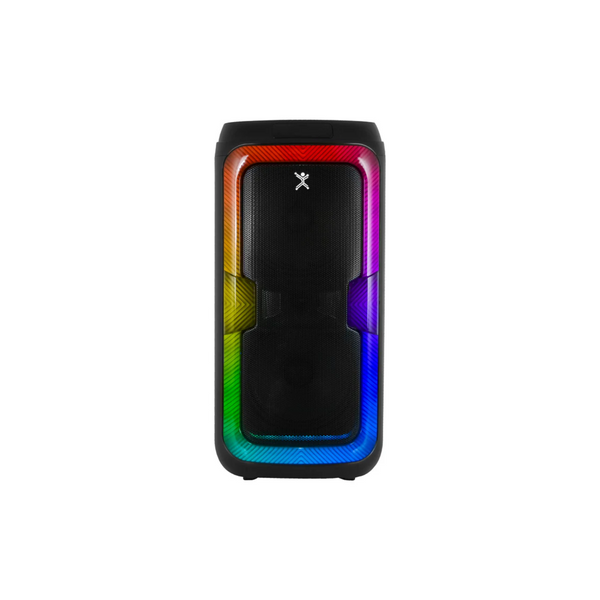 Bafle Perfect Choice Joy 8" Inalámbrica Batería 3600 mAh Iluminación RGB con Micrófono Color Negro