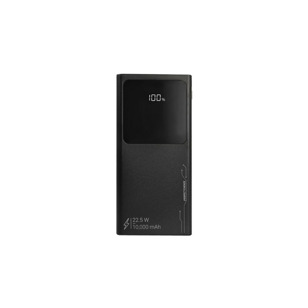 Power Bank Perfect Choice Carga Rápida 10000 mAh 22.5W 4 Puertos USB Micro/A/C Color Negro