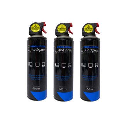 AIRE COMPRIMIDO PROLICOM C/3 660ML EXPRESS