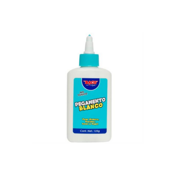 Pegamento Blanco Baco Frasco 125 grs