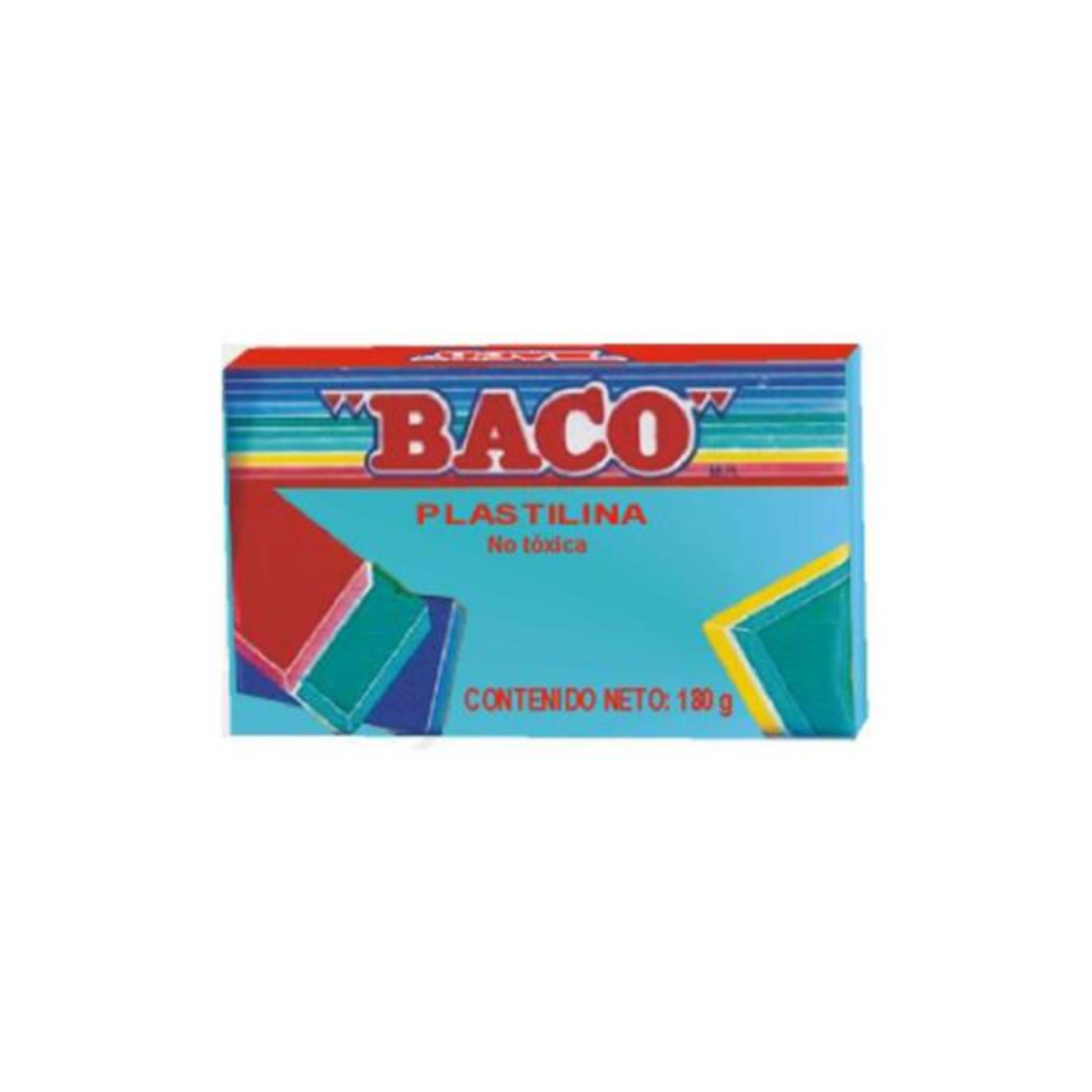 PLASTILINA BACO MARQUETA 180GRS COLOR AQUA