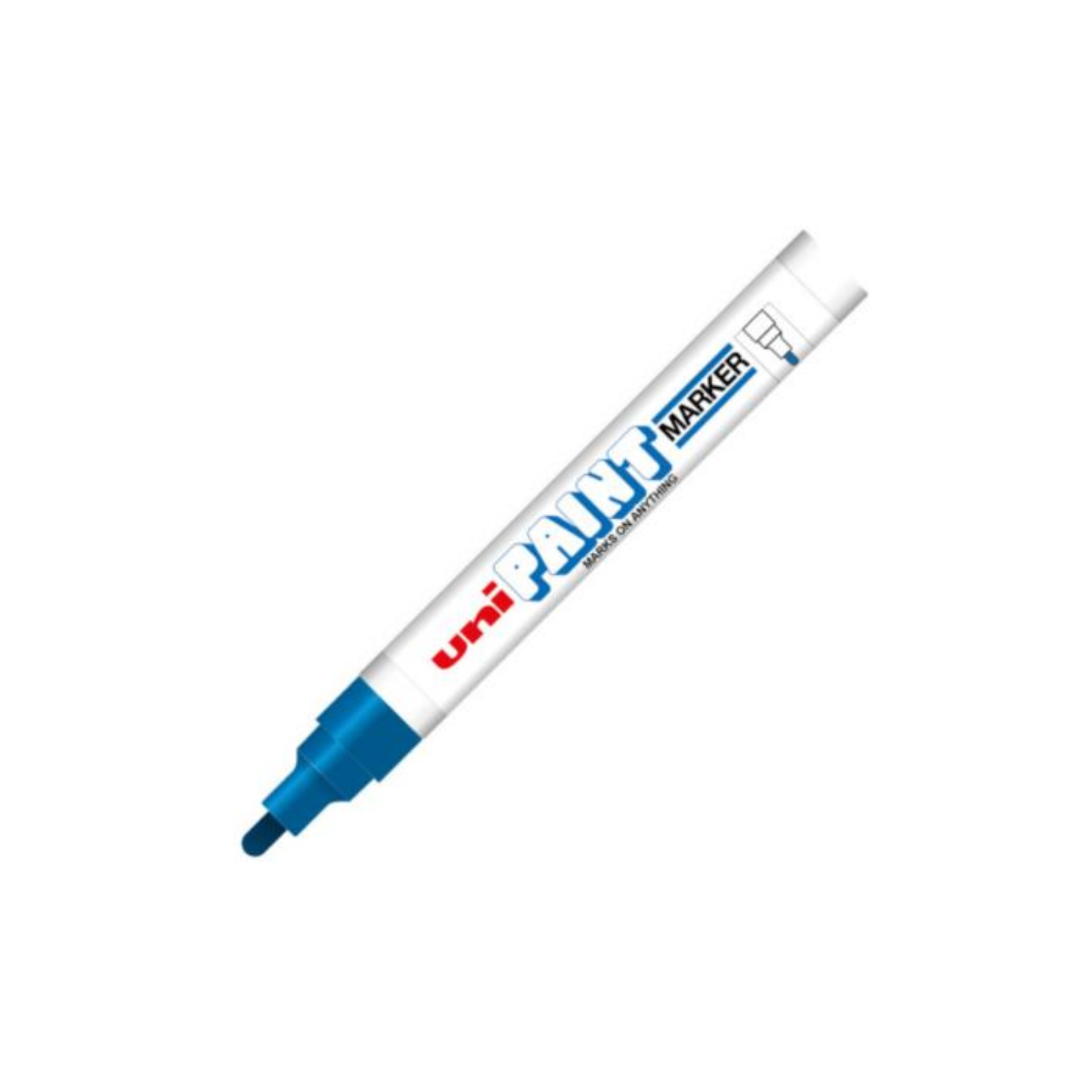 Marcador Azor PX-20 Uniball Paint Color Azul c/12 Pzas