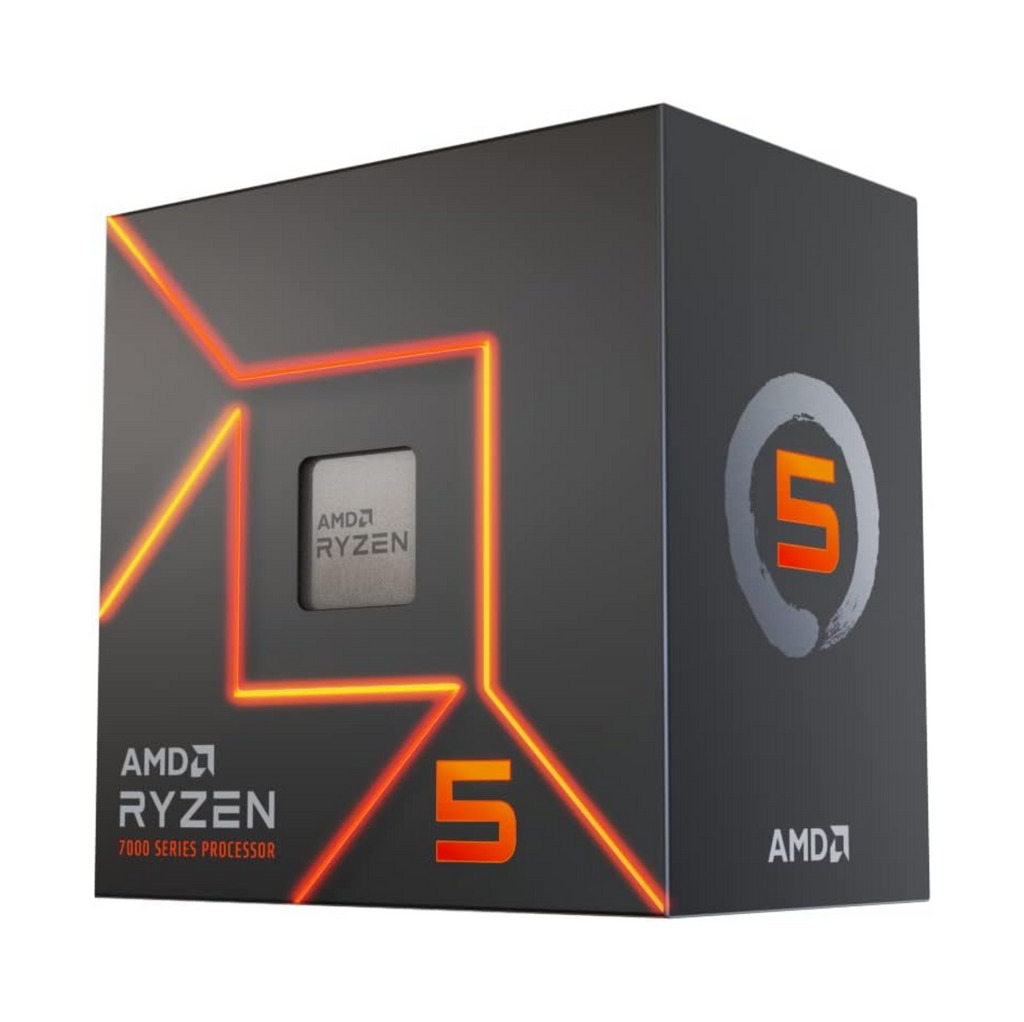 Procesador AMD Ryzen 5 7600 5.1GHz 32MB 65w S AM5 6 Núcleos Incluye Gráficos y Disipador