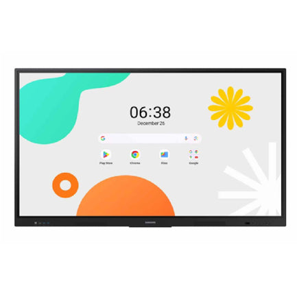 Pantalla Samsung Interactiva WAF 65 Interactiva 40 Multi Touch Android OS 14 UHD Resolución 3840x2160 400 Nits