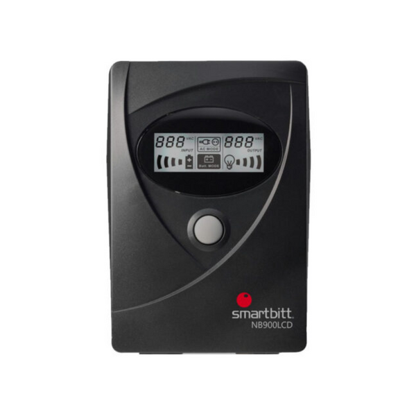 UPS Smartbitt Smart Interactive 900 900VA/450Watts 6 Contactos Protección Línea Telefónica RJ-11
