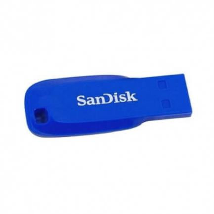 Memoria USB SanDisk Flash Cruzer Blade 16GB USB 2.0 Color Azul SDCZ50C-016G-B35BE