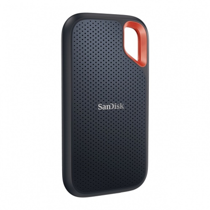 SSD Externo SanDisk Extreme Portable V2 1TB USB-C 3.2 IP65 Lect 1050/1000 MBs Color Negro SDSSDE61-1T00-G25