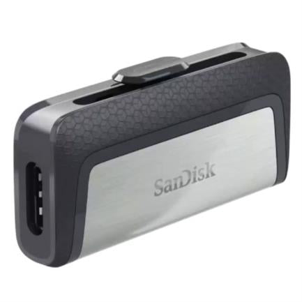 Memoria USB SanDisk Flash Ultra Dual Drive 64GB USB 3.0 USB Type-A Type-C Color Plata SDDDC2-064G-G46