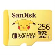 Tarjeta SANDISK microSDXC de 256 GB con Licencia para Nintendo Switch Edicion Pokemon Pikachu  SDSQXAO 256G GN6ZK