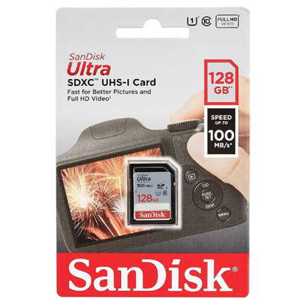 Memoria SD SDXC Sandisk 128GB Ultra UHS-I C10