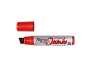 Marcador Permanente Signal Jumbo Rojo C/4 Pqte