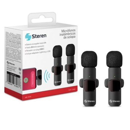 Microfonos Inalambricos Steren USB/USB C/LIGHTN