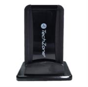 Hub TechZone 7 Puertos USB 2.0 con Fuente de Poder 1 Año Garantía Color Negro