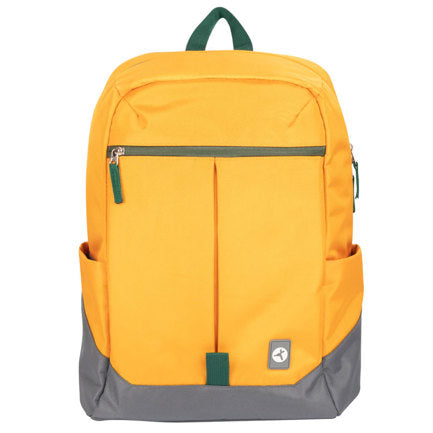 Rainbow Mochila Amarilla y funcional con diseño vibrante compartimientos acolchados para laptop y tablet