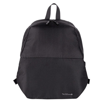 Mochila Lite TZLBP13 Techzone 15.6 Poliester 420 D Twill Color Negro Laterales Ajustables
